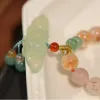 الطبيعي 8MM الأحمر يحملهم الفتاة العقيق سوار الزهور XiuYu لوتس "الجوكر" الترقوة أستثمر قلادة محيط قلادة زوج من الأحذية؟ Application Scenario